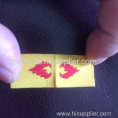 fire retardant woven label for fire retardent fabrics