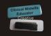 Offset Printing Blue / White Magnetic PVC Name Badges For Conferences