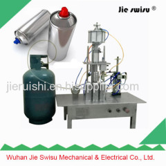 Aerosol can spray filling machine