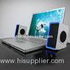 Stereo 3D sound USB portable LED lamp speaker for tablet PC / computers