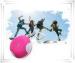 Pink / Blue Mini Custom ABS Sport Portable Wireless Bluetooth Speakers For Cell Phone