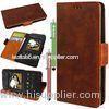 Customizable Shock Resistant Magnetic PU Leather Phone Case For Men / Women