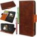Customizable Shock Resistant Magnetic PU Leather Phone Case For Men / Women