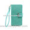 Cute Green Vertical Flip LG G2 PU Leather Phone Case cover With Back Stand