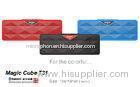 Black / Red / Blue Rectangle NFC Bluetooth Speaker , Computer Bluetooth Speaker With Micro SD