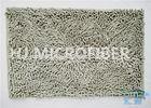 Plush Big Chenille Rubber Backing Non-Slip Microfiber Kitchen Floor Mat Grey