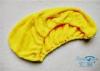 Yellow / Red Microfibre Hair Turban Towel Wrap Super Absorbent , Quick Dry Towel