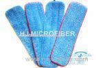 Blue Floor 18 Inch Microfiber Mop Pads / Dust Pads 80% Polyester For Home