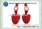 Red Customized Logo Printed Adjustable Two Way Shoe Stretcher For Ladies & Men