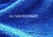 Blue Microfiber Fabric By The Yard For Mop / Microfiber Towels , Super Absorbent