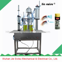 Aerosol can spray filling machine