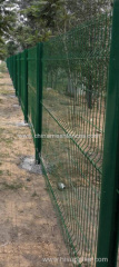 Green Colour Roadside Welded Wire Fence