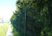 Curved Roadside Fence Panel with steel pole