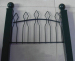 Curved Roadside Fence Panel with steel pole