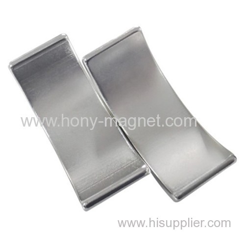 ARC Sintered neodymium magnet/curved motor magnet N38H