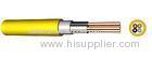 Yellow Low Smoke Zero Halogen Wire Flame Retardant FR Cable Custom