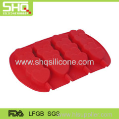 Hot sale heart shape silicone cake mould