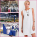2015 new design China women dress factory product white shift Bohemian Dress