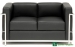 Le Corbusier LC2 loveseat (2 seater)