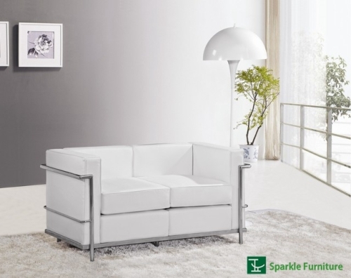 Le Corbusier LC2 loveseat sofa(2 seater)