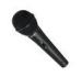 Black Portable FM wireless phone external microphone to chat / video in PC , 10mW Sensitivity
