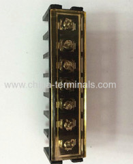 Chinese Factory of barrier terminal block awg 22-14 wire strip length 8.25