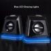 Adjustable volum control 2.0-channel LED light Speaker with USB powered