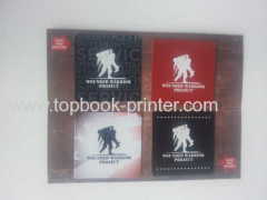 Custom 4-pack greyboard cup paper mats packed in envelope printing