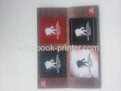 Custom 4-pack greyboard cup paper mats packed in envelope printing