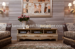 Vanity table wooden TV showcase designs