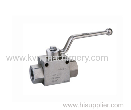 2/2way Hydraulic Ball Valve Fixed Ball Valve