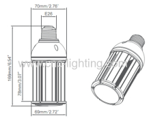 22W corn shape led bulb (70*SMD5630 LEDs)