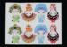 Digital Printing Epoxy Doming Stickers / Personalized Round Sticker Labels