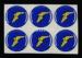 Water Resistant 3D Resin Domed Decal Labels 25mm Round Stickers