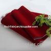 Spunlace Base Red Velvet Fabric / Nylon Flocking Fabric for Decoration or Home Textile