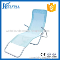 Outdoor Furniture Metal Iron 600D Folding Beach Chair Beach Lounger