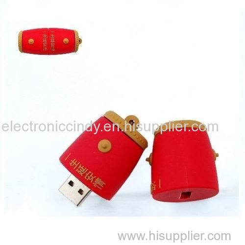 Personalized silicone waist drum USB flash drive for promotion