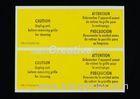 Package White Vinyl Die Cut Bumper Sticker Labels For Electronic Products