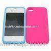 Eco Friednly Blue Silicone Cellphone Case OEM / ODM For Iphone5
