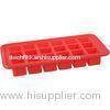 Red Customized Squre Silicone Kitchen Utensils For Promotional Gift