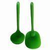 Green Light Weight Silicone Kitchen Ware , Silicone Spoon For Kids