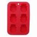 FDA Custom Cake Mold , Silicone Kitchen Utensils Red Eco Friednly