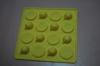 LFGB Round Shape Silicone Kitchen Utensils , Silicone Ice Cube Mold