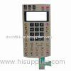 Custom Made Rubber Membrane Switch , 25mA - 100mA Rated Current
