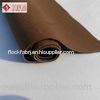 Knitted Brown Velvet Flock Fabric / Flocking Furniture Fabric for Sofa Upholstery Materials