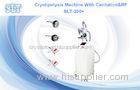 Salon Cryolipolysis Slimming Machine , Multipolar RF Cavitation Abdomen Fat Freezing Machines