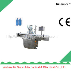 lubricating oil filling machine capping labeling