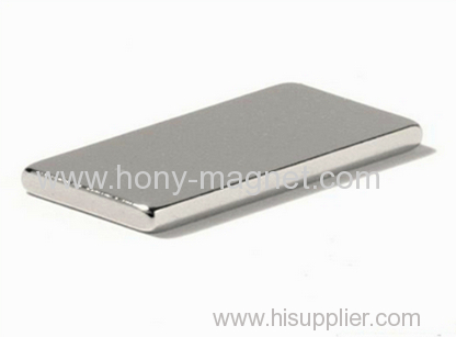 Super strong N52 Sintered Neodymium thin block magnet for sale