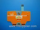 Yellow PET Flexible Membrane Switch , 0V - 30V DC Rated Current