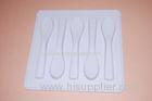 Custom White Silicone Spoon Tray With SGS , Rohs Abrasion Resistant
